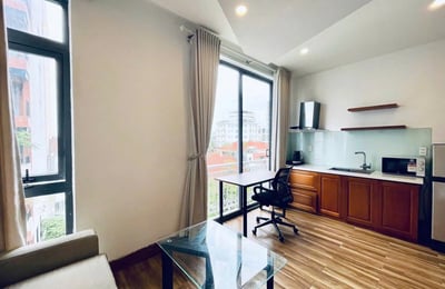 Cozy and furnished studio for rent with a balcony, Da Nang, Vietnam