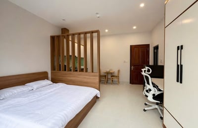 Neue und helle Studio-Wohnung in Strandnähe mieten, Da Nang, Vietnam