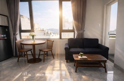 Rent of a modern, elegant apartment, Son Tra District, Da Nang, Vietnam