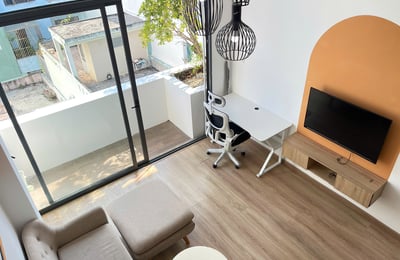Rent a unique, furnished duplex apartment, Son Tra, Da Nang, Vietnam