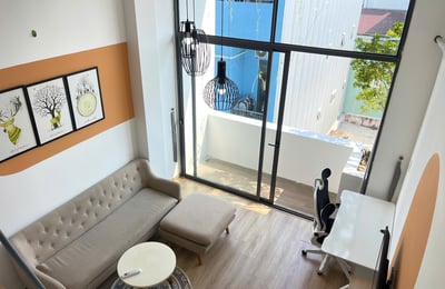 Rent a unique, furnished duplex apartment, Son Tra, Da Nang, Vietnam