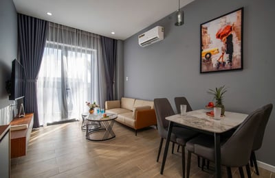 Rent a luxury, furnished apartment with pool, Ngu Hanh Son, Da Nang, Vietnam