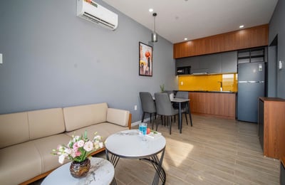 Rent a luxury, furnished apartment with pool, Ngu Hanh Son, Da Nang, Vietnam