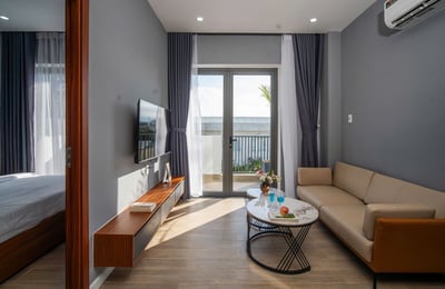 Rent a luxury, furnished apartment with pool, Ngu Hanh Son, Da Nang, Vietnam