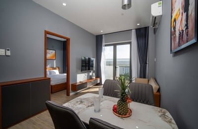 Rent a luxury, furnished apartment with pool, Ngu Hanh Son, Da Nang, Vietnam