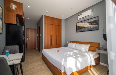 Alquiler de estudio elegante y amueblado cerca de la playa, Ngu Hanh Son, Da Nang, Vietnam