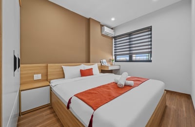 Rent a bright, comfortable apartment near the beach, Son Tra, Da Nang, Vietnam