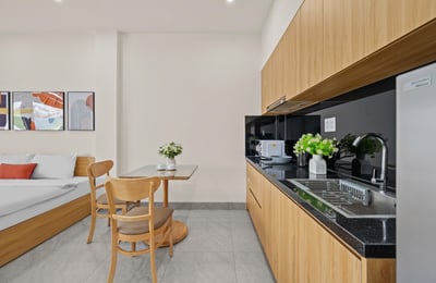 Geräumiges Penthouse-Studio zur Miete in der Nähe von Fluss und Meer, Da Nang, Vietnam
