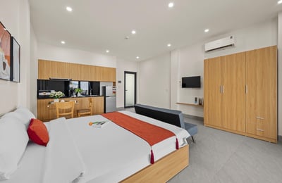 Geräumiges Penthouse-Studio zur Miete in der Nähe von Fluss und Meer, Da Nang, Vietnam