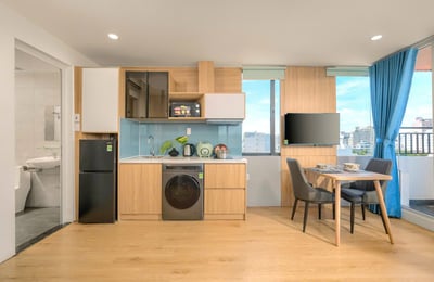 Studio penthouse moderne à louer près de la plage, Son Tra, Da Nang, Vietnam
