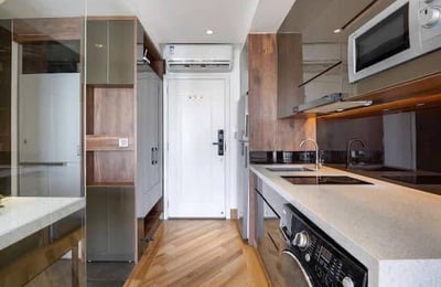 Bright, furnished studio apartment for rent near the beach, Da Nang, Vietnam