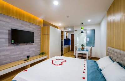 Location d'appartement moderne entièrement meublé, quartier de la plage, Da Nang, Viêt Nam