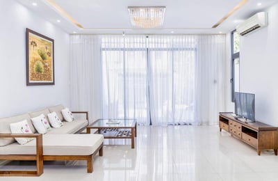 Modern, bright villa for rent with pool and garden, Da Nang, Vietnam
