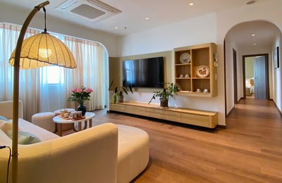 Alquiler de apartamento de lujo y amueblado con vistas a la playa, Blooming Tower, Hai Chau, Da Nang, Vietnam