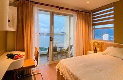 Alquiler de apartamento de lujo y amueblado con vistas a la playa, Blooming Tower, Hai Chau, Da Nang, Vietnam