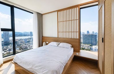 Appartement moderne 98m² à louer près de la rivière, Ngu Hanh Son, Da Nang, Vietnam