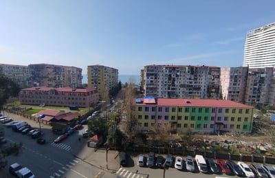 Alquiler de un acogedor estudio con vistas al mar, 35 m², Batumi, Georgia