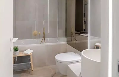 Miete einer gemütlichen 2-Zimmer-Wohnung, Cortina North, Bukarest, Rumänien