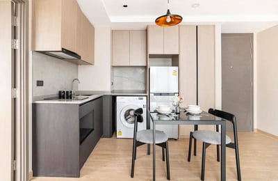Location d'appartement moderne et élégant de 1 chambre dans le centre de Bangkok, Thaïlande