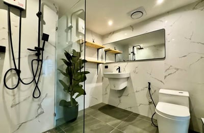 Location d'appartement élégant de 2 chambres dans le district de Silom, Bangkok, Thaïlande
