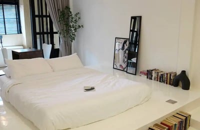 Location de grand studio meublé dans le district de Ratchathewi, Bangkok, Thaïlande