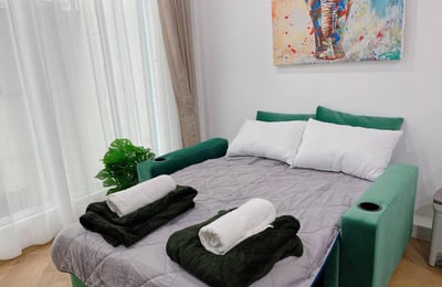 Alquiler de apartamento moderno de 2 dormitorios en el distrito de Phra Nakhon, Bangkok, Tailandia