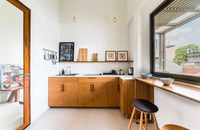Location d'appartement lumineux de 2 chambres dans le district de Pathum Wan, Bangkok, Thaïlande