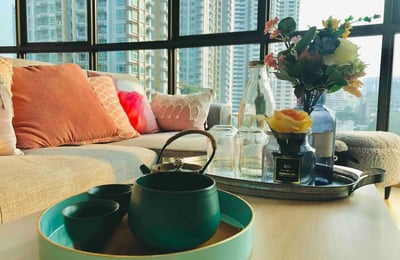 Spacious 2-bedroom apartment rental in Din Daeng district, Bangkok, Thailand