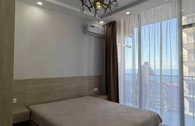 Comfortable 37 m² studio in NBG Panorama residence for rent in Batumi, Georgia