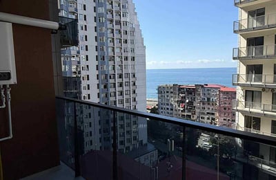 Comfortable 37 m² studio in NBG Panorama residence for rent in Batumi, Georgia