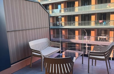 Neues möbliertes Studio 47 m² mit Terrasse in Rainbow zur Miete, Batumi, Georgien
