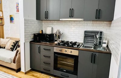 Location appartement moderne, confortable, avec balcon, 45 м², Batumi, Géorgie