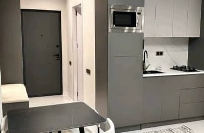 Kompakte möblierte Wohnung im NBG Panorama Komplex mieten, 33 m², Batumi, Georgien