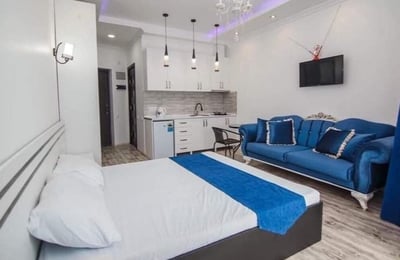 Location d'un studio élégant, accueillant, 35 m², Batumi, Géorgie