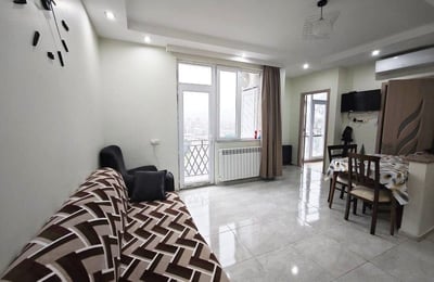 Comfortable, bright apartment for rent with mountain view, 55 m², Batumi, Georgia