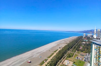 Аренда уютной, стильной студии с видом на море, ЖК Orbi Beach Tower, Батуми, Грузия
