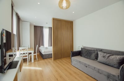 Location d'un studio confortable, lumineux avec vue sur la mer, Batumi, Géorgie