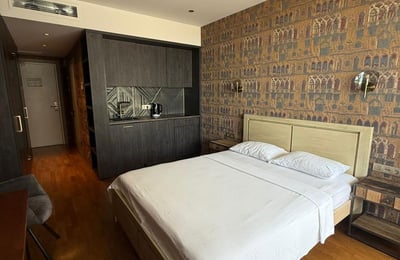 Rent of a bright, comfortable 33 m² studio with sea view, Batumi, Georgia