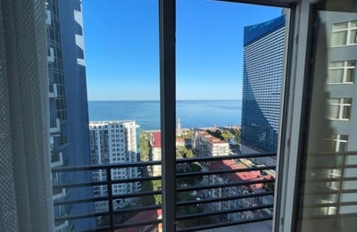 Beautiful 1-bedroom apartment with sea view for rent, Batumi, Georgia