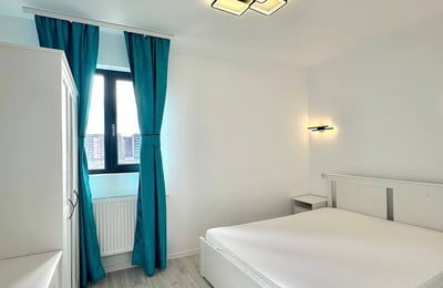 Stylish Apartment with Panoramic Balcony for Rent, Bucharest, Romania