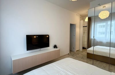 Langfristige Vermietung eines modernen Studios in Bukarest, Rumänien