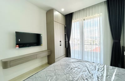 Komfortables, möbliertes 1-Zimmer-Apartment in Da Nang, Vietnam zu vermieten