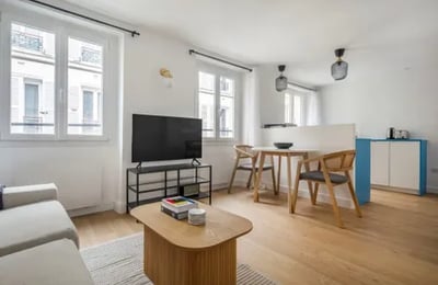 Alquiler de un acogedor, amueblado apartamento de 2 habitaciones, 58 m², Lyon, Francia