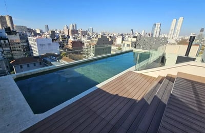 Studio en Palermo con piscina y parroquias en el residencial Palermo Air