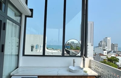 Bright penthouse with sea view for rent, 80 m², Son Tra, Da Nang, Vietnam