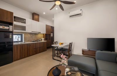 Geräumige, helle Wohnung mit Bergblick zur Miete, Da Nang, Vietnam