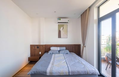 Аренда стильного пентхауса с балконом, 55 м², Дананг, Вьетнам