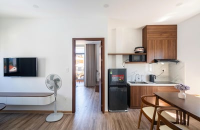 Аренда стильного пентхауса с балконом, 55 м², Дананг, Вьетнам