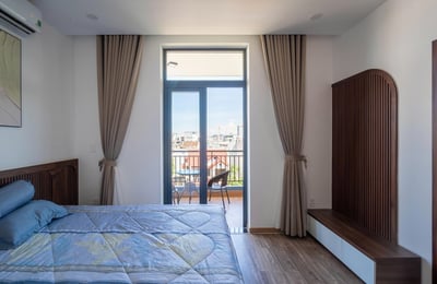 Аренда стильного пентхауса с балконом, 55 м², Дананг, Вьетнам