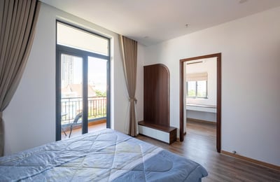 Аренда стильного пентхауса с балконом, 55 м², Дананг, Вьетнам